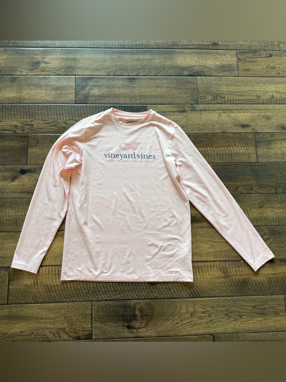 Vineyard Vines Girls’ Light Pink Performance T-Shirt, L/16
